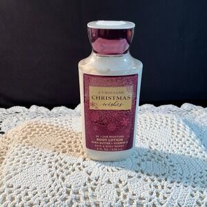 Bath & Body Works A Thousand Christmas Wishes‎ Body Lotion 8 fl oz